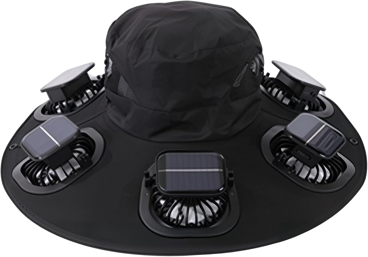 Hot 6 Fans Solar Fan Hat Breat - đánh giá và giá Fishing Hat