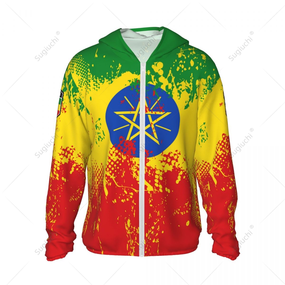 Ethiopia Flag Sun Protection H - đánh giá và giá Fishing Hoodie