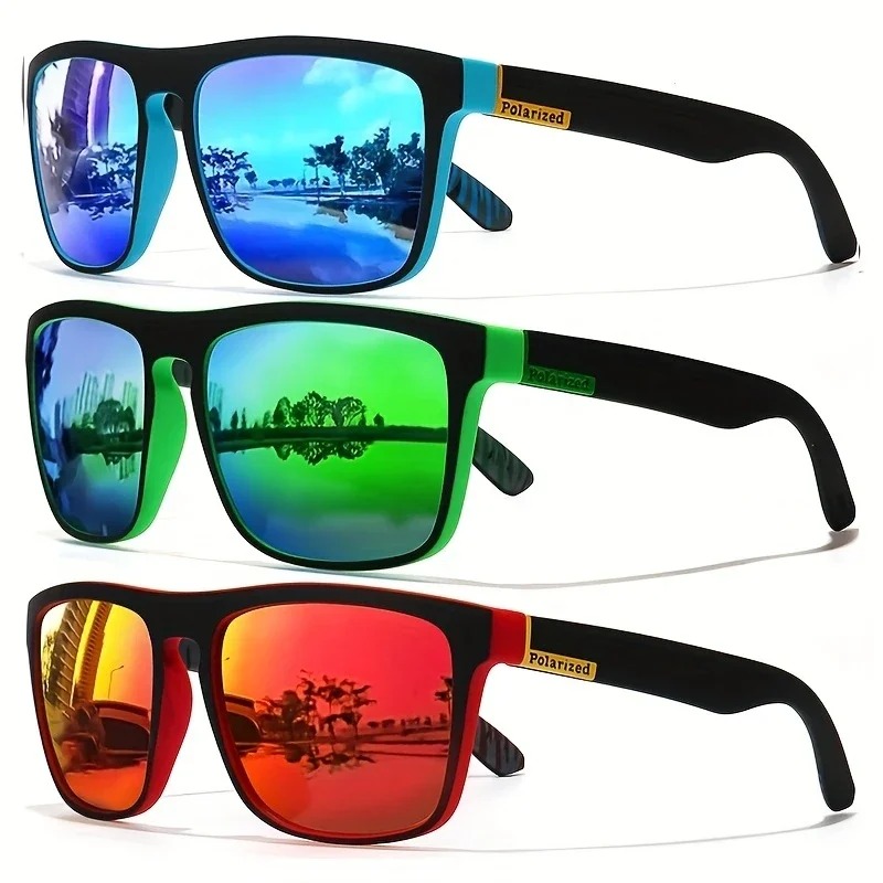 Fashion Vintage Square Polariz - đánh giá và giá Fishing Sunglasses Polarized