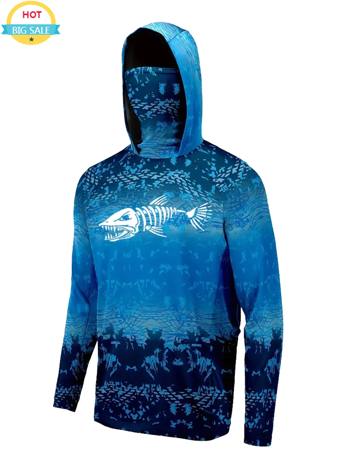 UPF 50+ Hooded Fishing Clothes - đánh giá và giá Fishing Hoodie