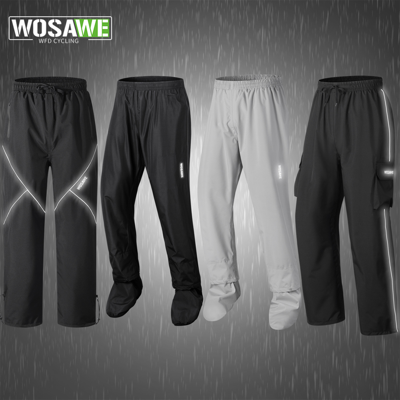 WOSAWE Cycling Rain Pants Wate - đánh giá và giá Fishing Pants Waterproof